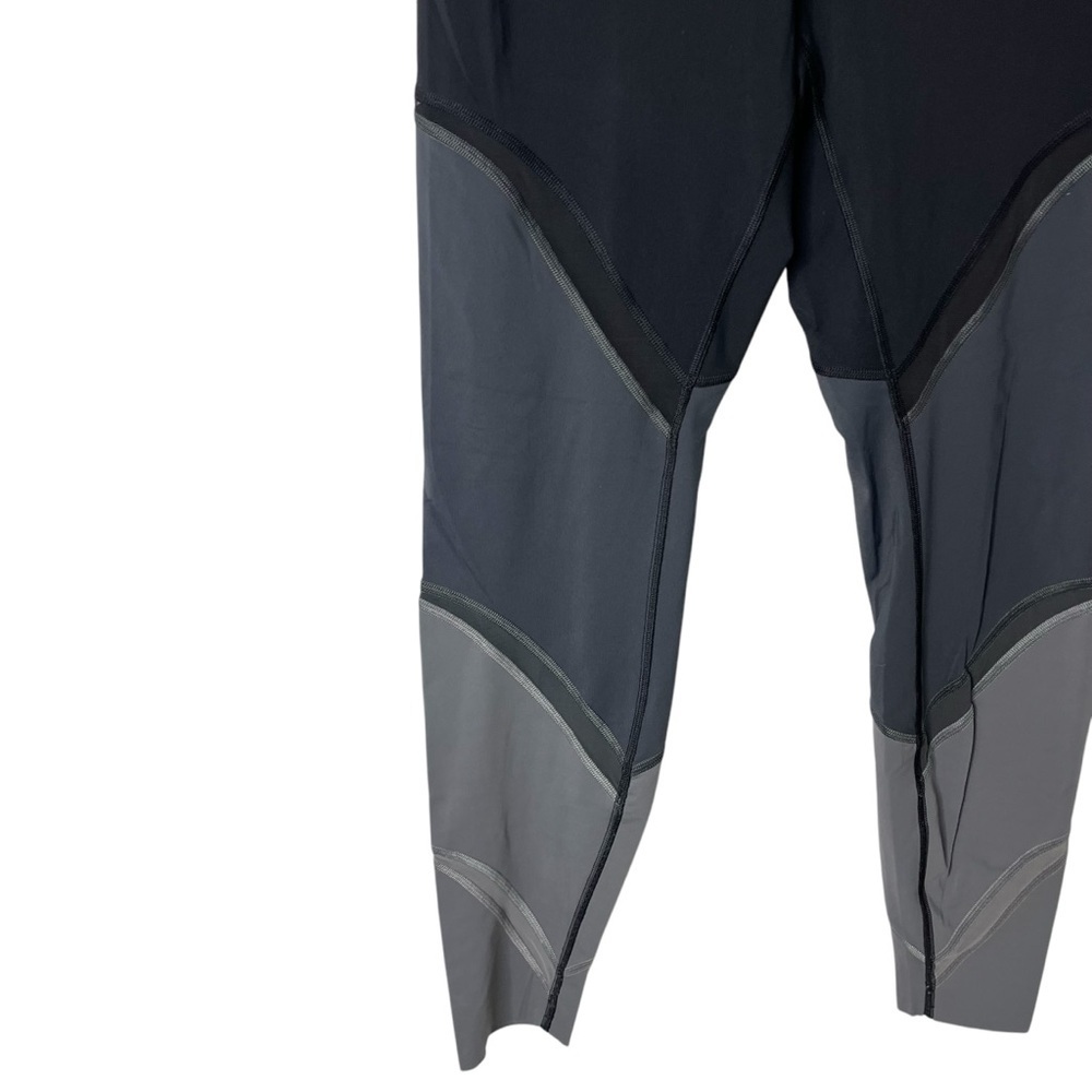 Lululemon Colour Me Ombré Tights Gray Obsidian Mesh Size 10 28” - Picture 5 of 9